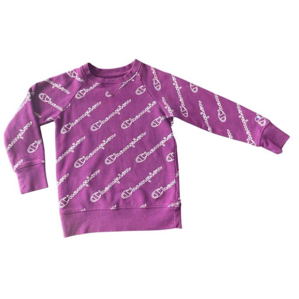 Girls Purple Champion Sweatshirt, Size Small